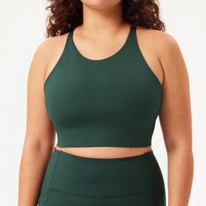 girlfriend collective Topanga Bra moss size small